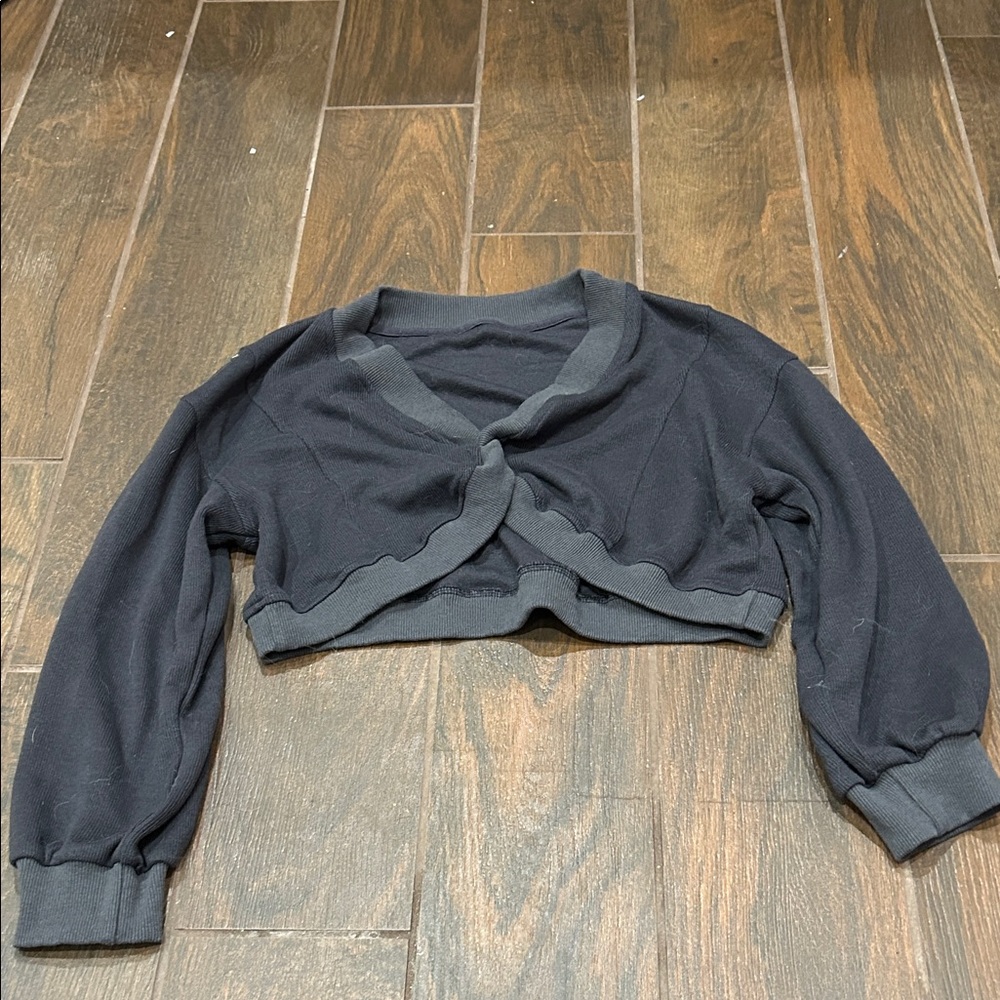 SHEIN Black Crop Top